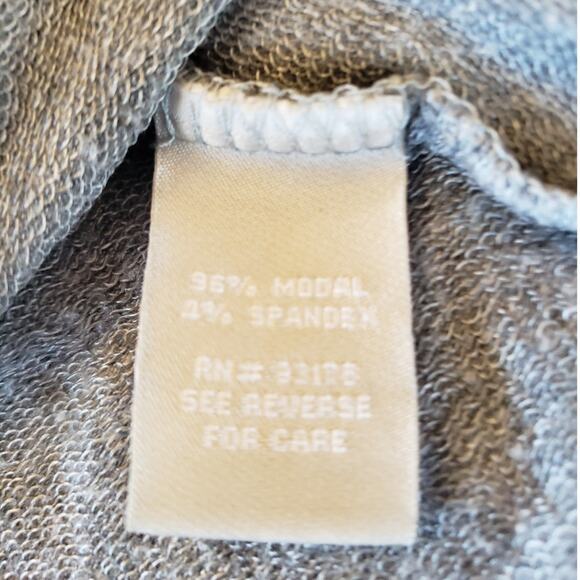 joan vass studio L gray sleeveless tank - Picture 5 of 7